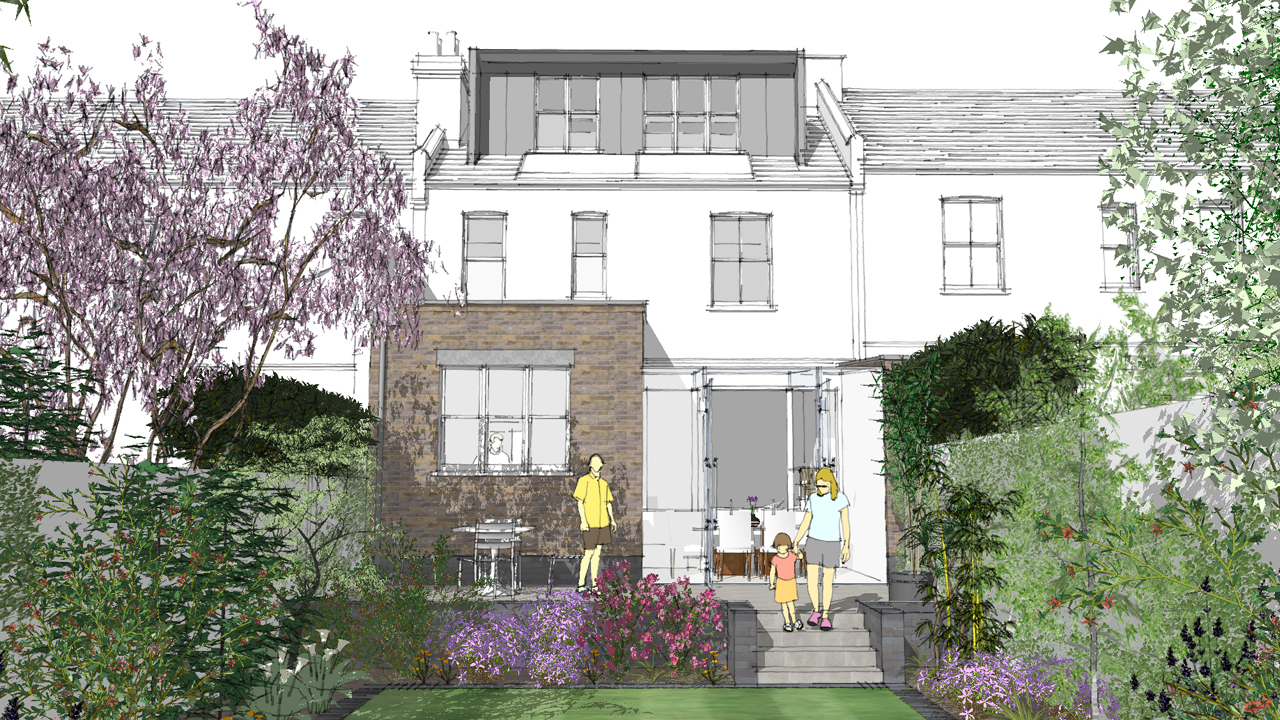 Architect_Residential_Extension_Greenwich_Visualisation_Exterior