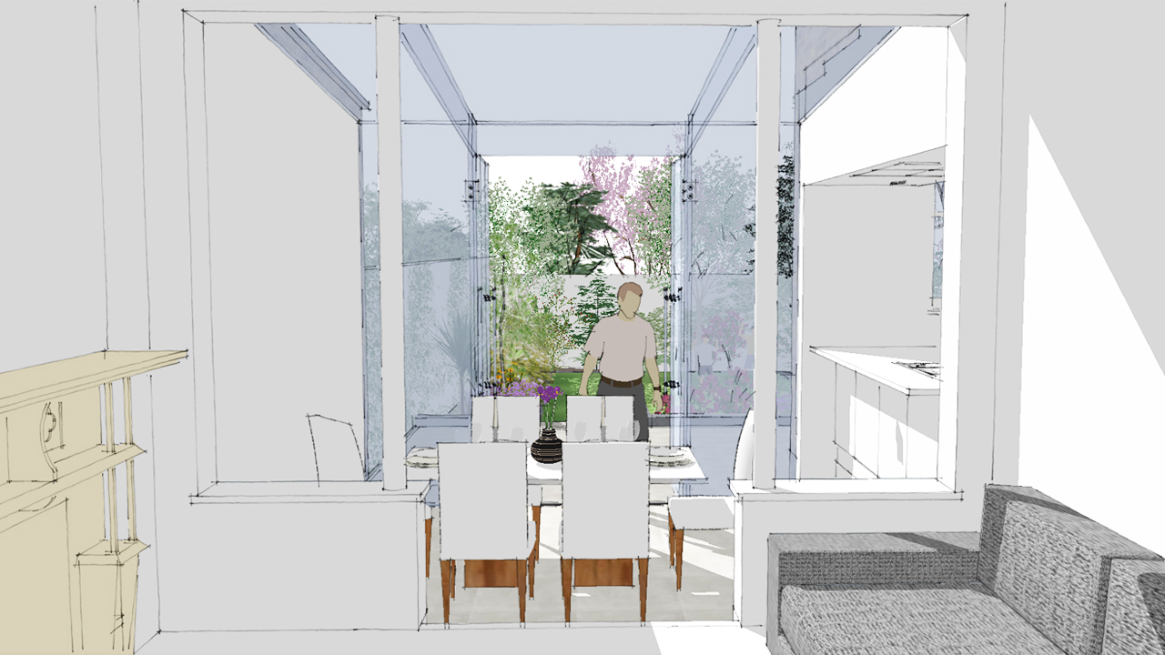Architect_Residential_Extension_Greenwich_Visualisation_Dining